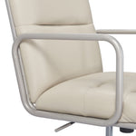 Finch Franklin Bonded Leather Computer and Desk Chair, Ivory White (CHR10060C)