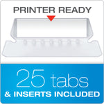 Pendaflex Reinforced Hanging File Folders, 1/5 Tab, Letter Size, Pink, 25/Box (04152 1/5 PIN)