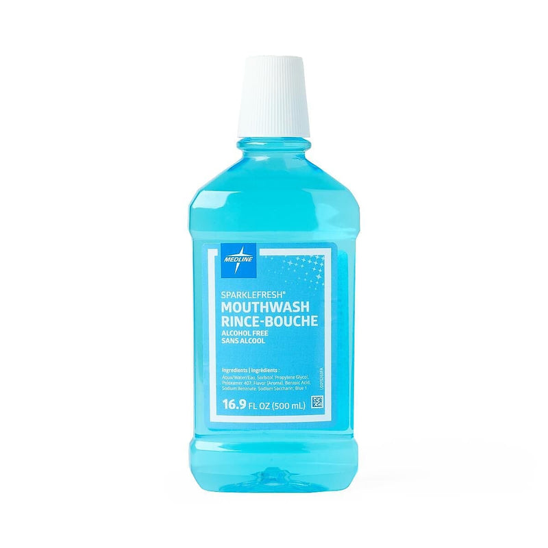 Sparkle Fresh Mouthwash, 16 oz, Alcohol Free, 12/Pack (CTR000410)