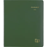 2026 AT-A-GLANCE Recycled 9" x 11" Monthly Planner, Faux Leather Cover, Green (70-260G-60-26)