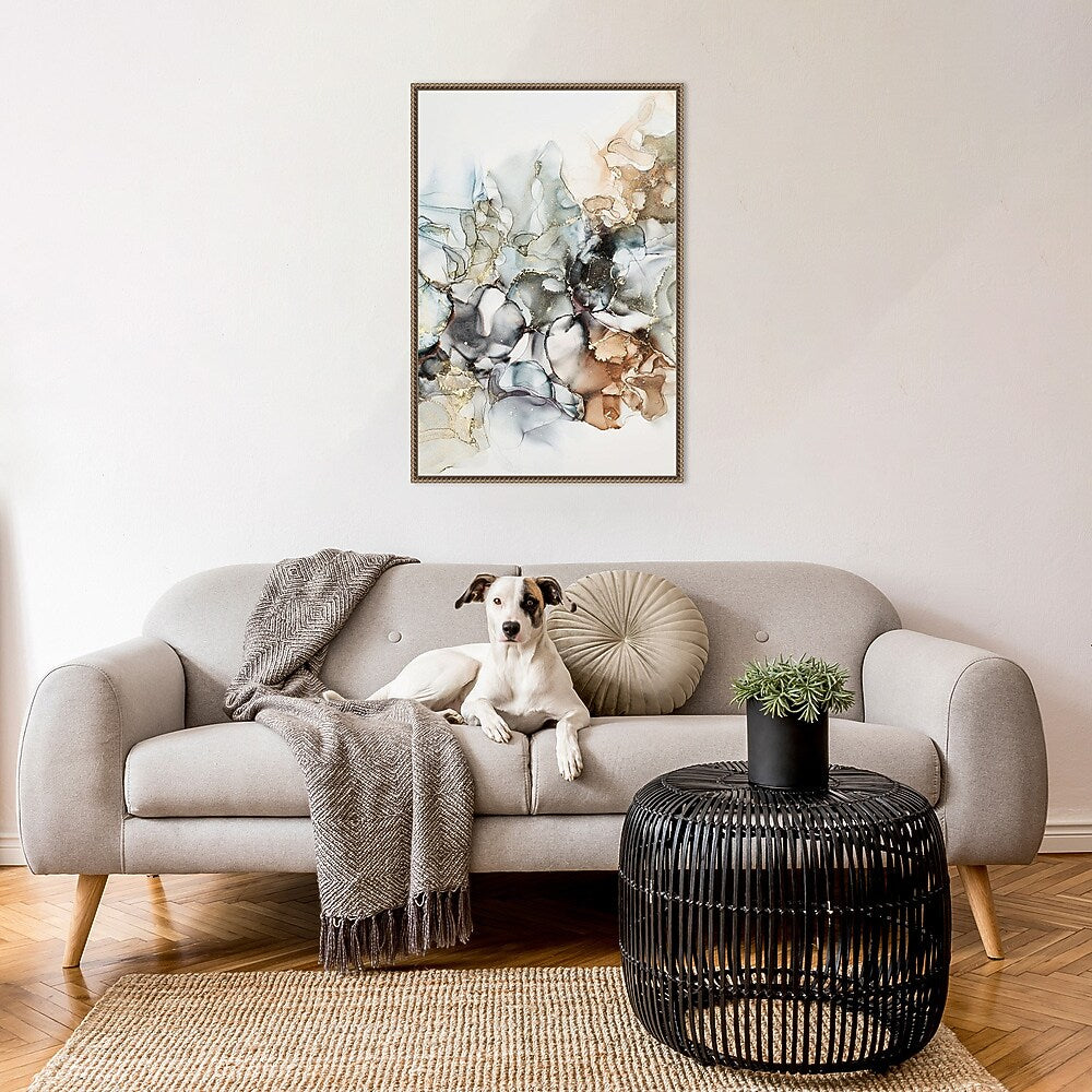 Amanti Art Cosmos I by Incado Framed Canvas Wall Art Print, 23" x 33" (A42678299696)