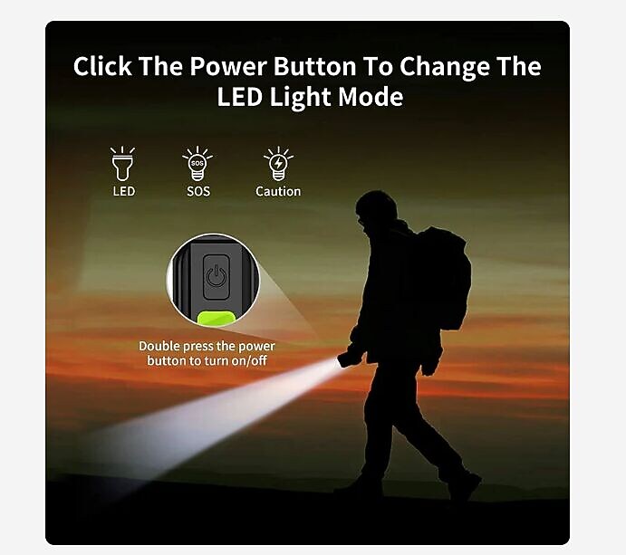 4XEM 30,000 mAh Mobile Solar Power Bank and Charger (4XSOLARPWR30BK)