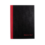 Black N' Red 1-Subject Professional Notebooks, 5.8" x 8.3", Wide Ruled, 96 Sheets, Black (JDK-E66857)