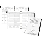 2026 AT-A-GLANCE Executive 8.75" x 6.5" Weekly & Monthly Appointment Book Refill, White/Black (70-908-10-26)