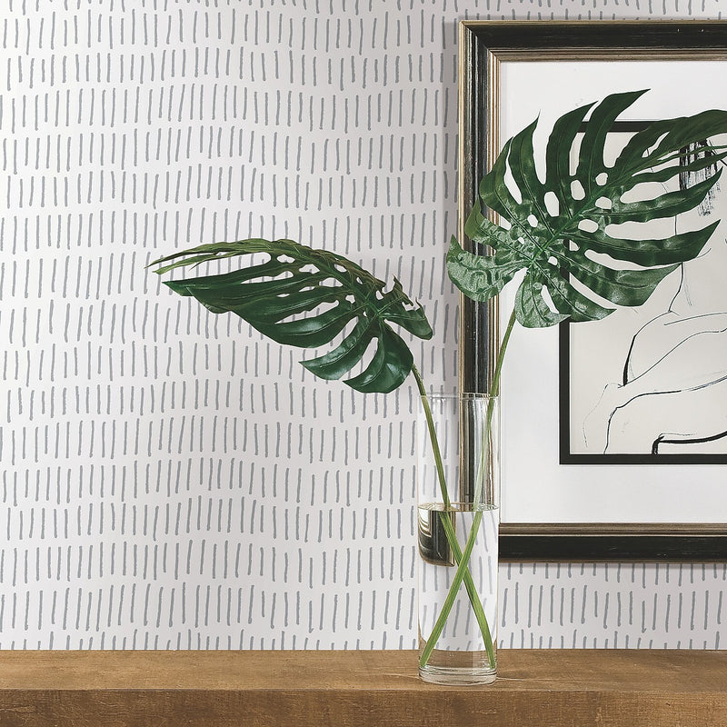 York Wallcoverings Tick Mark Peel and Stick Wallpaper (RMK11364WP)