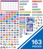 Carson Dellosa Education We Stick Together Calendar Bulletin Board Set, 163/Pack (110586)