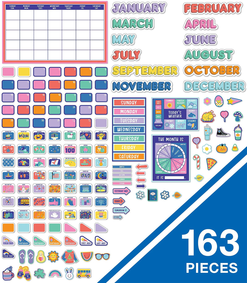 Carson Dellosa Education We Stick Together Calendar Bulletin Board Set, 163/Pack (110586)