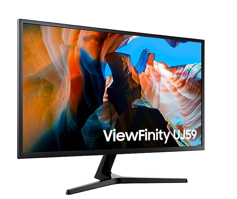 Samsung 32" 60Hz UHD LCD Everyday Monitor, Dark Gray/Blue (LU32J590UQNXZA)