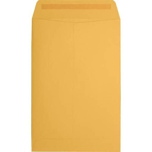 JAM Paper Catalog Envelope 6" x 9", Brown Kraft, 50/Pack (1693-50)