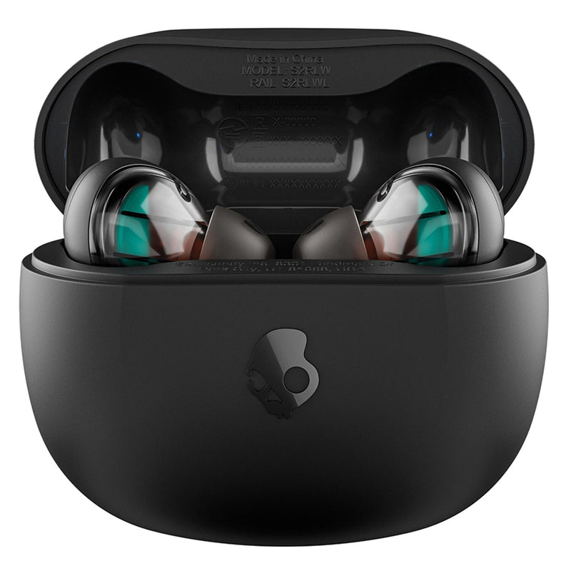 Skullcandy Rail True Wireless Earbuds, Bluetooth, True Black (S2RLW-Q740)