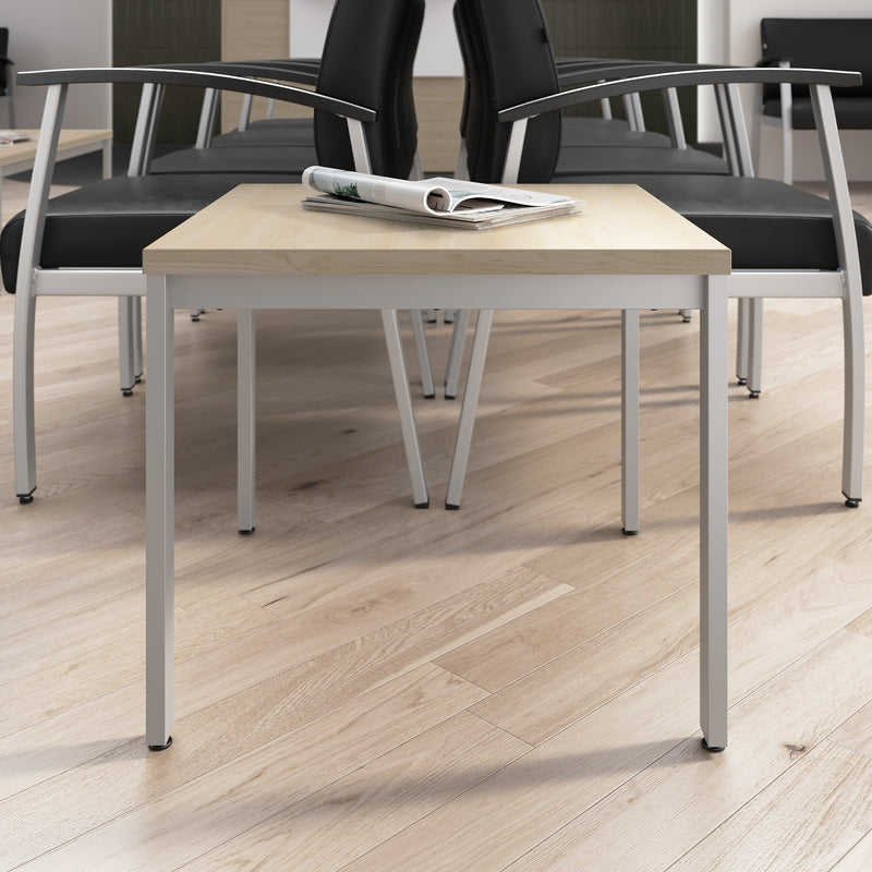 Bush Business Furniture Arrive 23"W x 23"D End Table, Natural Elm (AVT124NE)