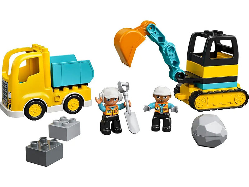 LEGO DUPLO Truck & Tracked Excavator Building Set (10931)
