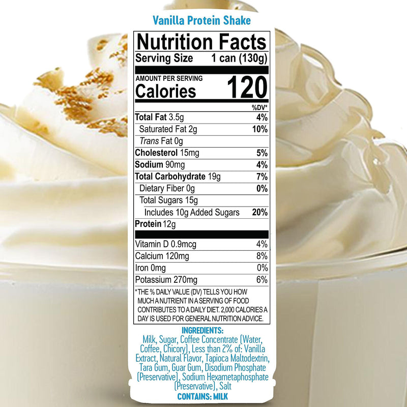 ColdSnap Vanilla Protein Shake Mix, Single Serve Pods, Dairy Free, 12 Pods/Pack, COLDSNAP MACHINE REQUIRED (100619)
