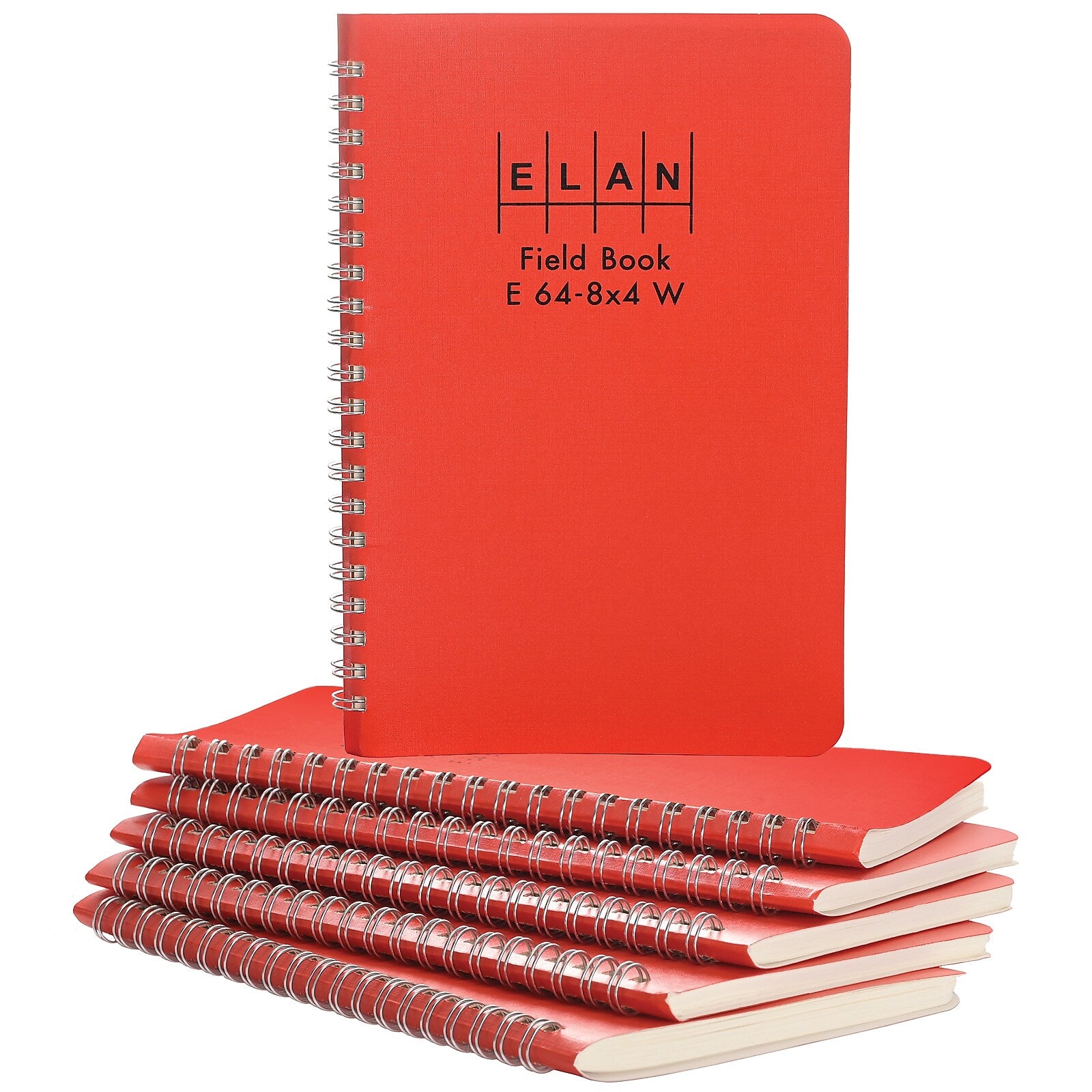 ELAN Field Surveying Computation Notebooks, 4.63" x 7.25", 100 Sheets, Orange (E64-8X4W ORG-6)