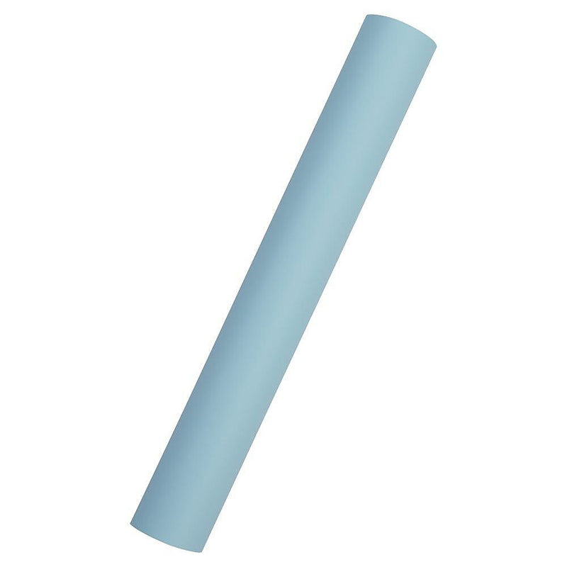 JAM Paper Short Mini Roll Wrapping Paper, 26.3 sq. ft., Pool Baby Blue, 2/Pack(277013535263a)