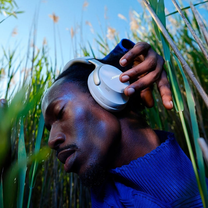 Bose QuietComfort Ultra Wireless Noise Cancelling Over-the-Ear Headphones, White Smoke (880066-0200)