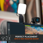 Logitech Litra Glow Streaming Light for PC/Mac, Black/White (946-000001)