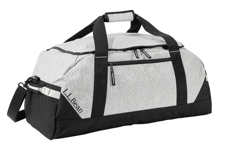 L.L.Bean Adventure 27" Polyester Travel Duffel, Heather Gray Diamond (1000209420)