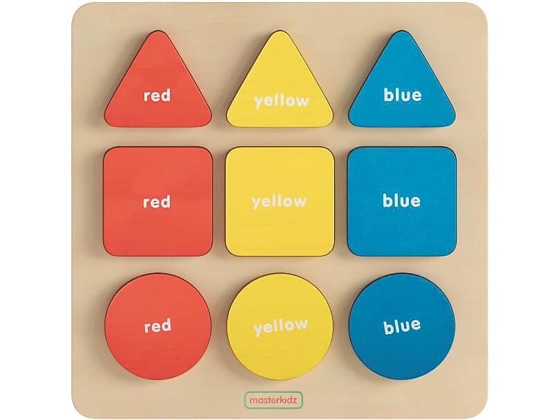 Flash Furniture Bright Beginnings Basic Shapes STEM Puzzle Board (MK-MK00590-GG)