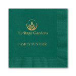 Hunter Beverage Napkin - Foil Imprint, 100/BX