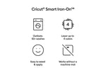 Cricut Smart Iron-On Die Cutting Crafting Roll, White (2008992)