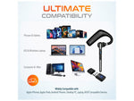 Delton 90X Ultralight Executive Wireless Noise Canceling Bluetooth Headset with 1080p Webcam (DBTHEAD90XBTDLCAM)