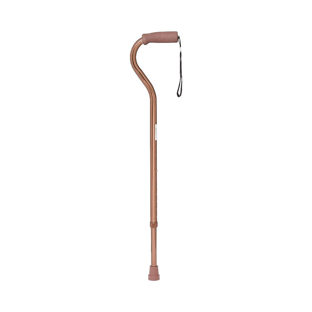 Medline Fashion Canes, Bronze, Offset Handle, 6/Pack (MDS86420BRZW)