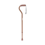 Medline Fashion Canes, Bronze, Offset Handle, 6/Pack (MDS86420BRZW)