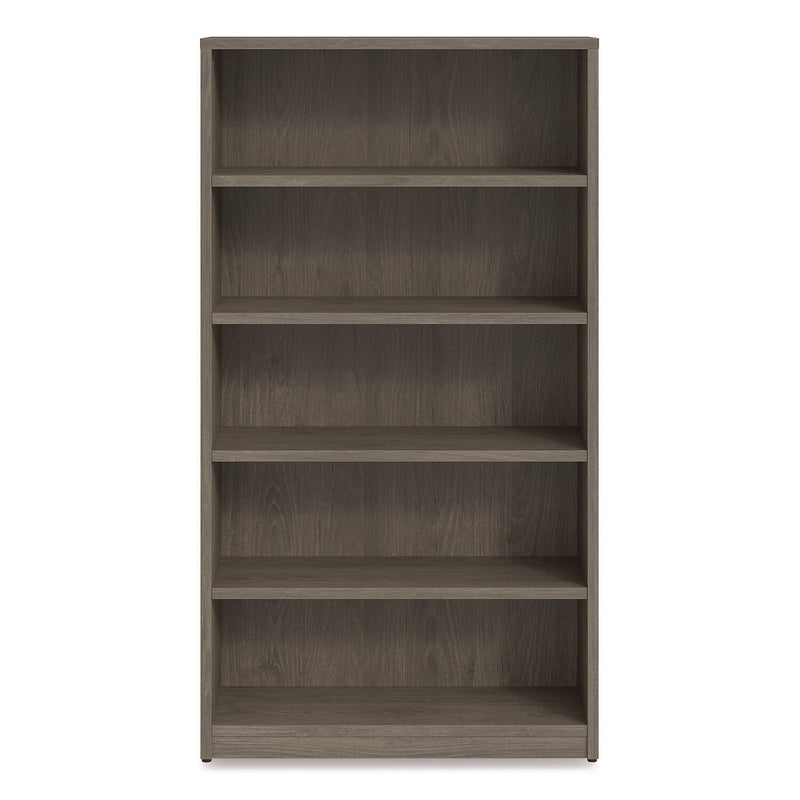 Alera Seville 65" 5-Shelf Bookcase with Adjustable Shelves, Walnut Melamine (AE1NNN-B36651 TOM)