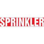 Accuform Self-Stick Pipe Marker, SPRINKLER, 1-1/2" to 2", White/Red (RPK661SSB)
