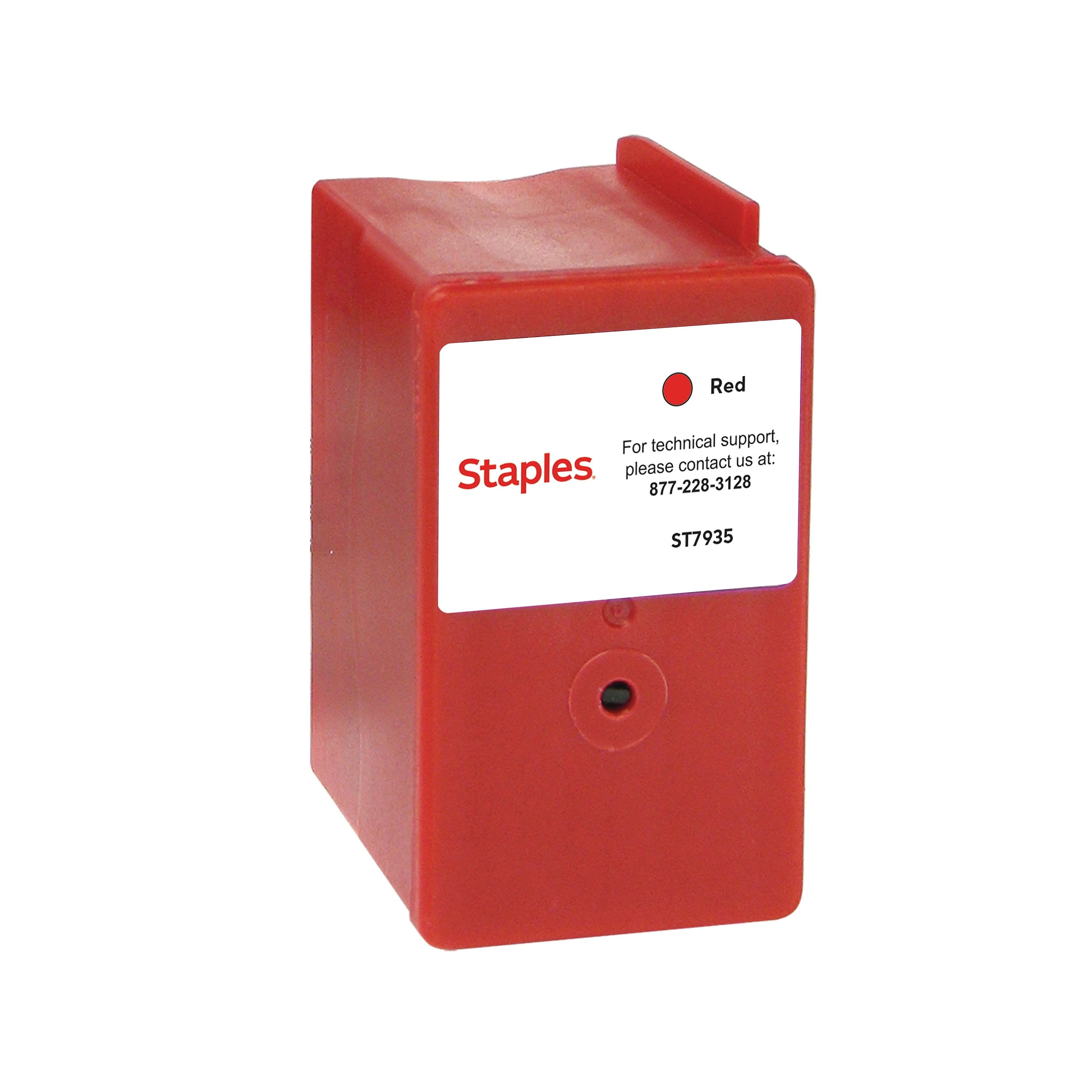 Staples Remanufactured Red Standard Yield Postage Ink Cartridge Replacement for Pitney Bowes (793-5)