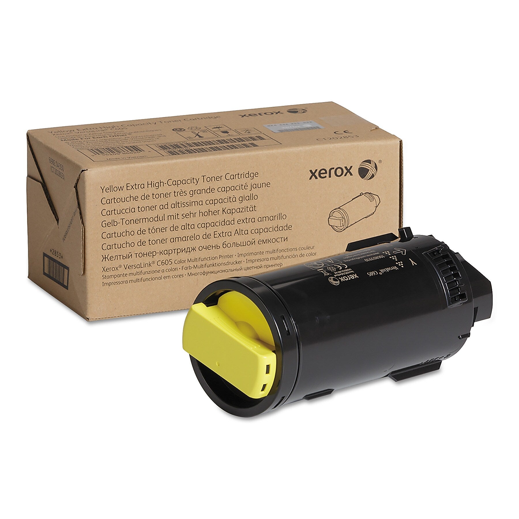 Xerox 106R04012 Yellow Extra High-Yield Toner Cartridge, Prints Up to 16,800 Pages