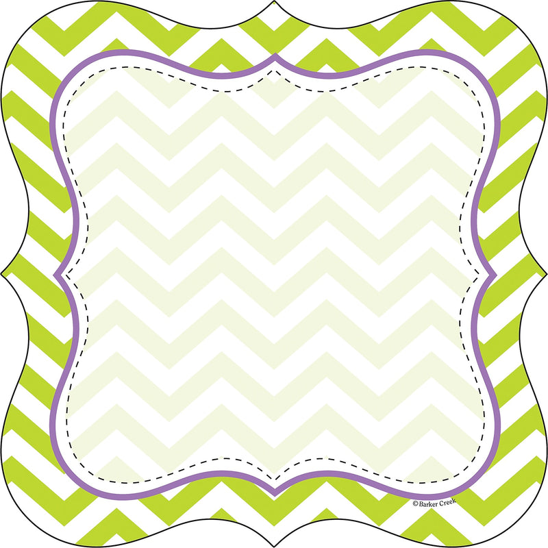 Barker Creek Beautiful Chevron Double-Sided Accents, 36/Pack (LL2202)
