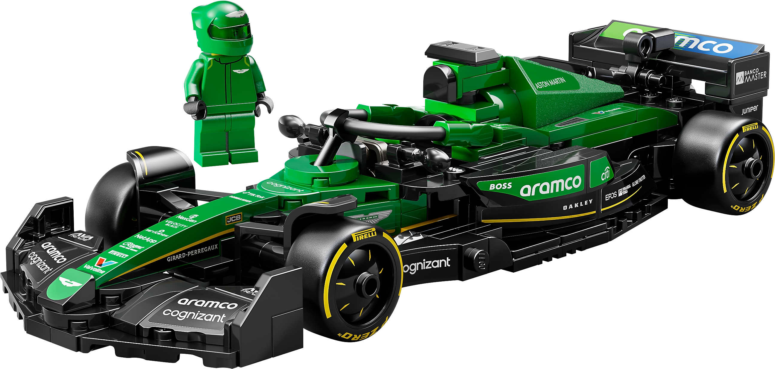 LEGO Speed Champions Aston Martin Aramco F1 AMR24 Race Car, 269 Pieces (77245)