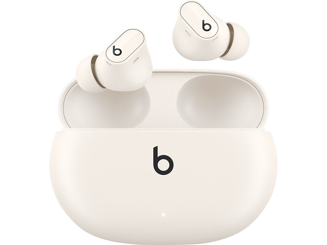 Beats Studio Buds + Wireless Noise Canceling Bluetooth Earbuds, Ivory (MQLJ3LL/A)