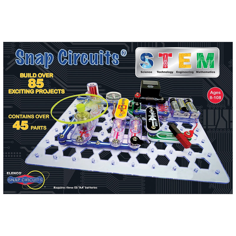 Elenco Snap Circuits STEM Circuit Building Set, 48/Pack (EE-SCSTEM1)