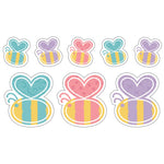 Trend Enterprises Garden Bees Large superShapes Stickers, Assorted Colors, 152/Pack, 6 Packs/Bundle (T-46363-6)