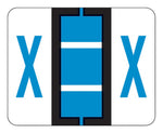 Medical Arts Press® TAB® Products Compatible Alpha Sheet Style Labels; Letter X