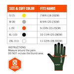 Ergodyne ProFlex 7070 Nitrile Coated Cut-Resistant Gloves, ANSI A7, Heat Resistant, Green, XXL, 12 Pair (18036)