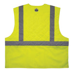 Chill-Its 6668 Hi-Vis Safety Cooling Vest, ANSI Class R2, Lime, XL (12715)