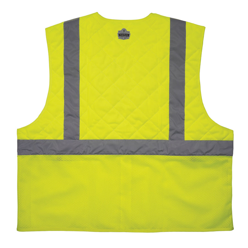Chill-Its 6668 Hi-Vis Safety Cooling Vest, ANSI Class R2, Lime, XL (12715)
