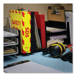 Avery UltraDuty Safety Data Sheet Binder Bundle, 3 Rings, 3" Capacity, 11 x 8.5, Yellow/Red
