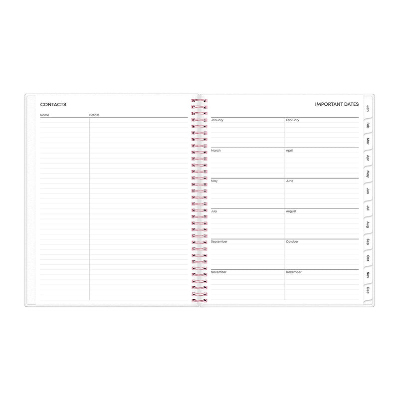 2026 Blue Sky Joselyn 8.5" x 11" Calendar Year Weekly & Monthly Planner, Plastic Cover, Multicolored (110394-26)