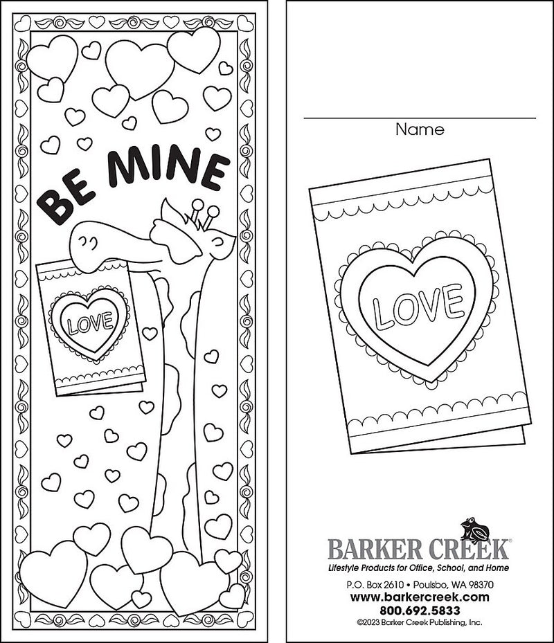 Barker Creek Celebrate Valentine's Day Bookmark Set, 60/Pack (LL2197)