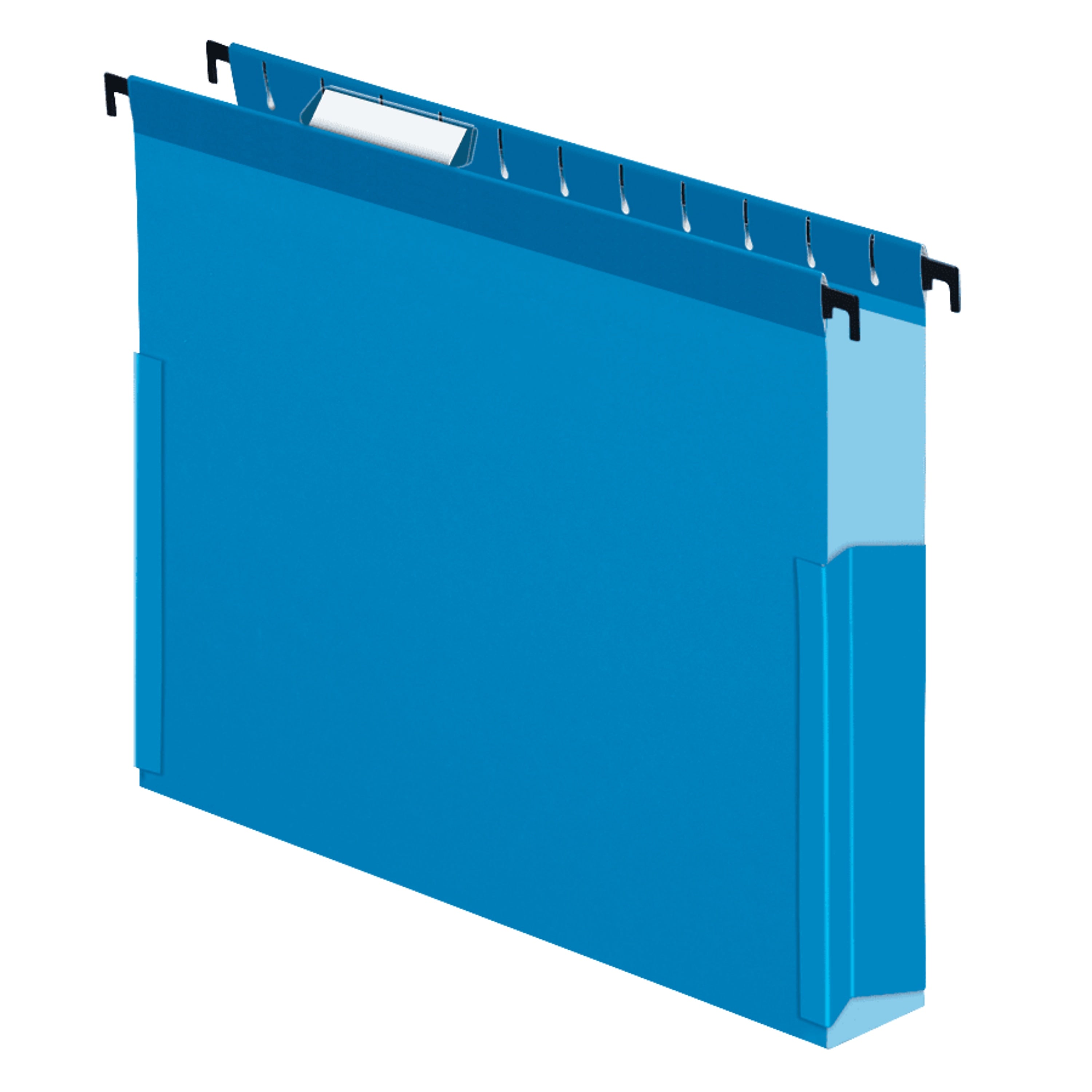 Pendaflex SureHook Reinforced Box Bottom Hanging File Folder, 1/5-Cut Tab, Letter Size, Blue, 25/Box (PFX 59202)