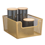 mDesign Steel Organizer, Soft Brass (25999)