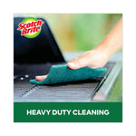 Scotch-Brite Heavy-Duty Scouring Pad, 3.8 x 6, Green, 5/Carton (MMM2265)