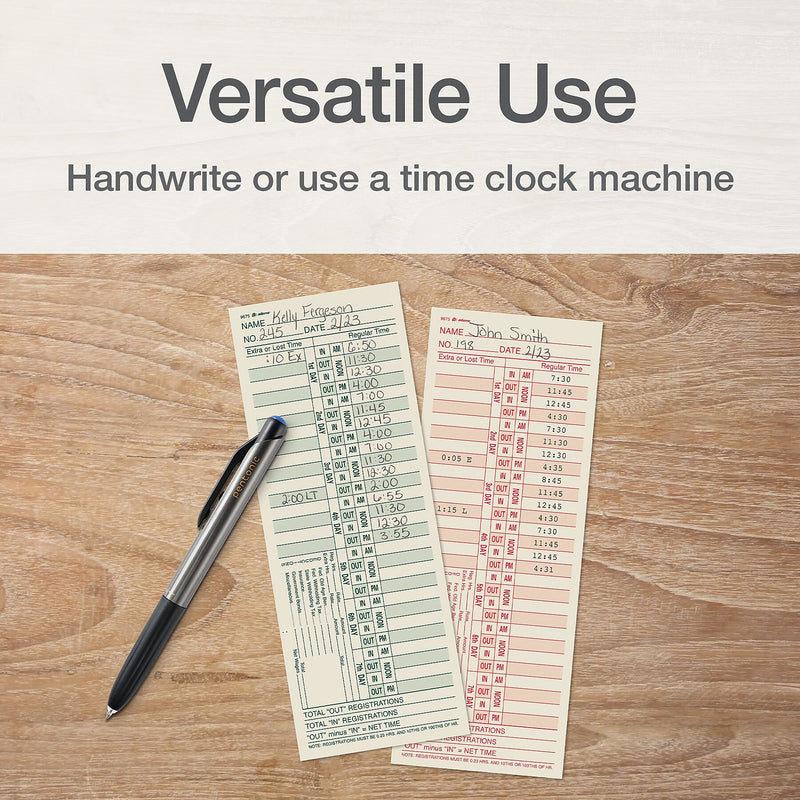 Adams Time Cards, 200/Pack (ABF 9675-200)