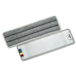 Unger OmniClean Microfiber Pads, 16", Gray, 5/Pack (UNGCLMFP)