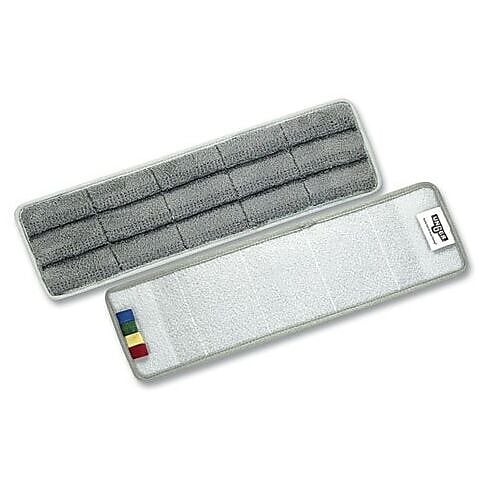 Unger OmniClean Microfiber Pads, 16", Gray, 5/Pack (UNGCLMFP)